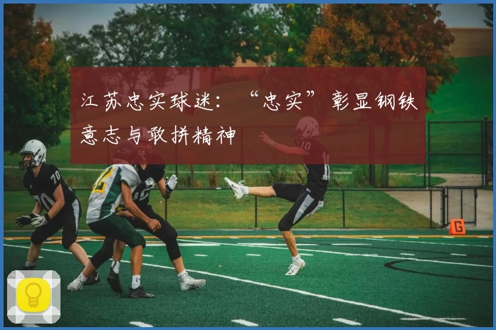 江苏忠实球迷:“忠实”彰显钢铁意志与敢拼精神